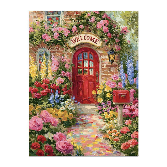Painting By Numbers Kit - WELCOME