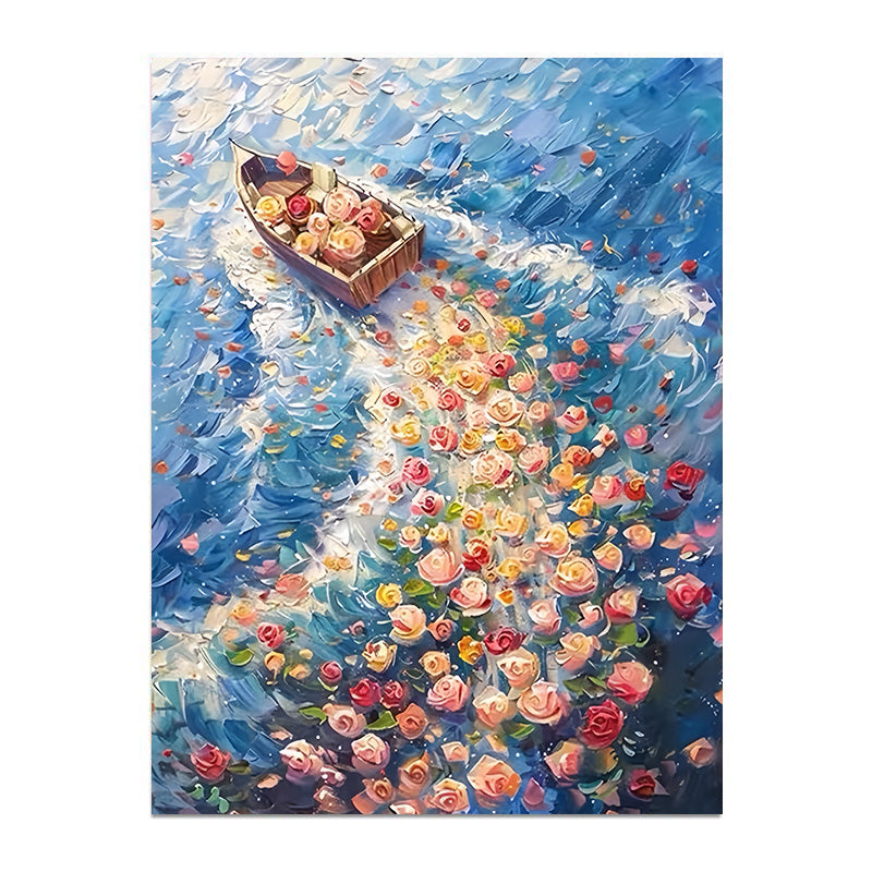 Painting By Numbers Kit - Flower Boat