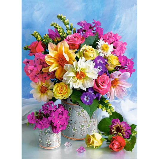 Paint By Numbers Kit - Colorful Flower