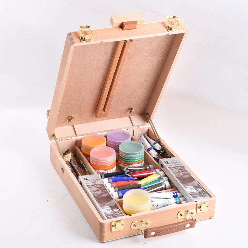 Paint By Numbers Tools - Wooden Easel with Storage