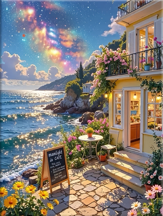 DIY Diamond Painting Kits - Seaside Restaurant