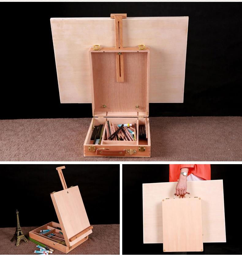 Paint By Numbers Tools - Wooden Easel with Storage