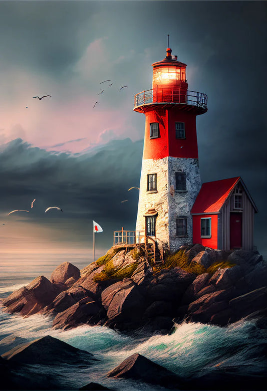 DIY 5D Diamond Painting Kit - Picturesque Lighthouse