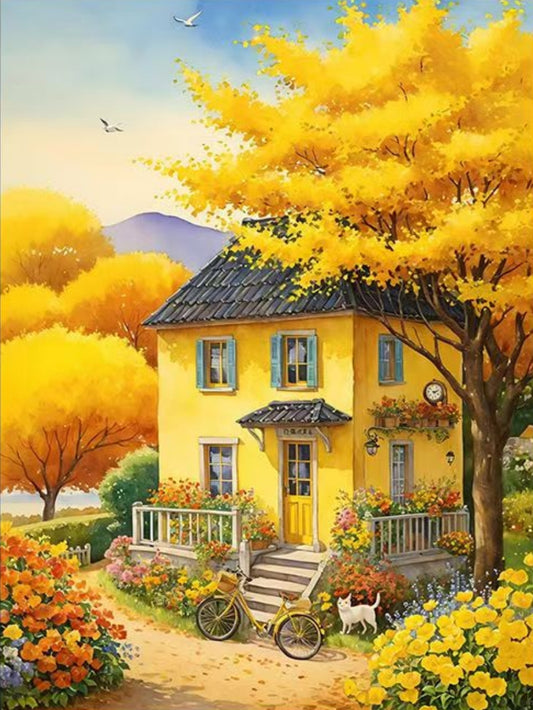 Paint By Numbers Kit - Golden Autumn 6