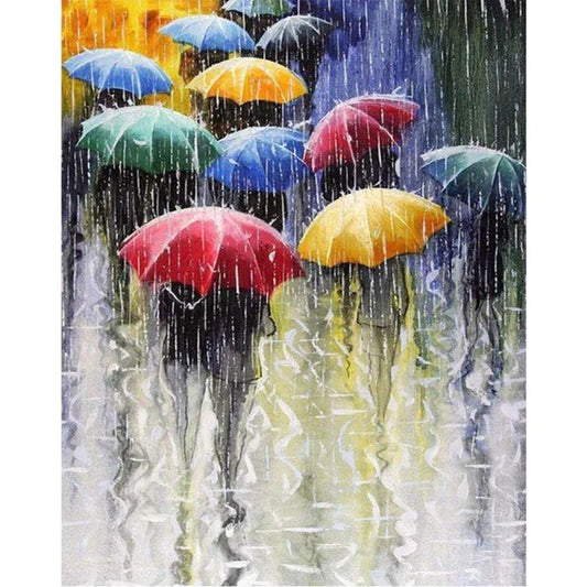 Paint By Numbers Kit - Rainy Days