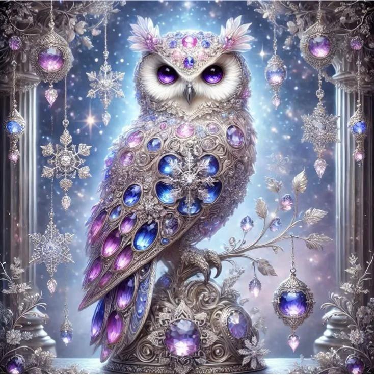 DIY Diamond Painting Kits - Owl