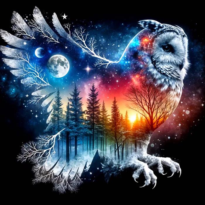 DIY Diamond Painting Kits - Abstract Owl