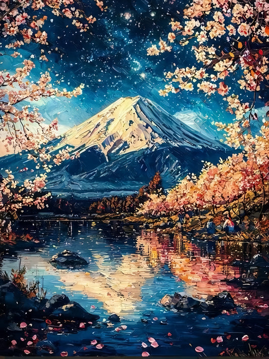 DIY Diamond Painting Kits - Snow Mountain Scenery