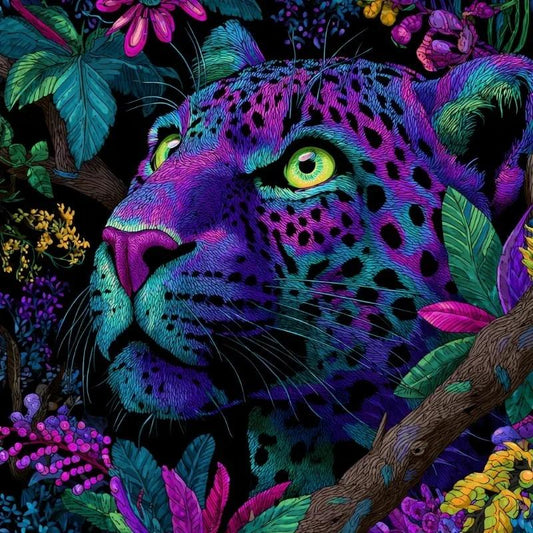 DIY Diamond Painting Kits - Fantasy Leopard