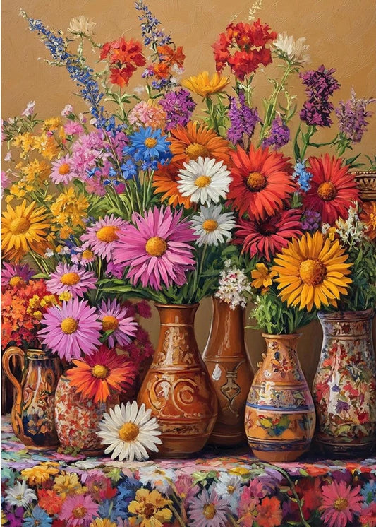 DIY Diamond Painting Kits - Colorful Flowers