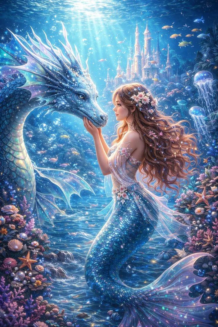 DIY Diamond Painting Kits - Beauty and Dragon