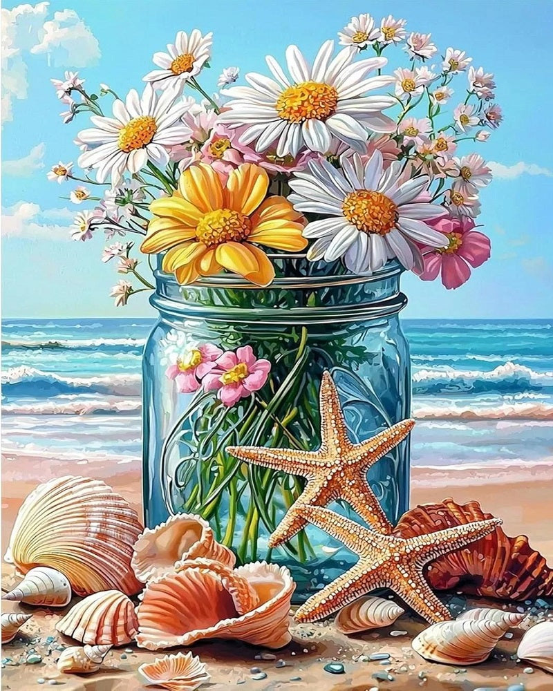 DIY Diamond Painting Kits - Flowers