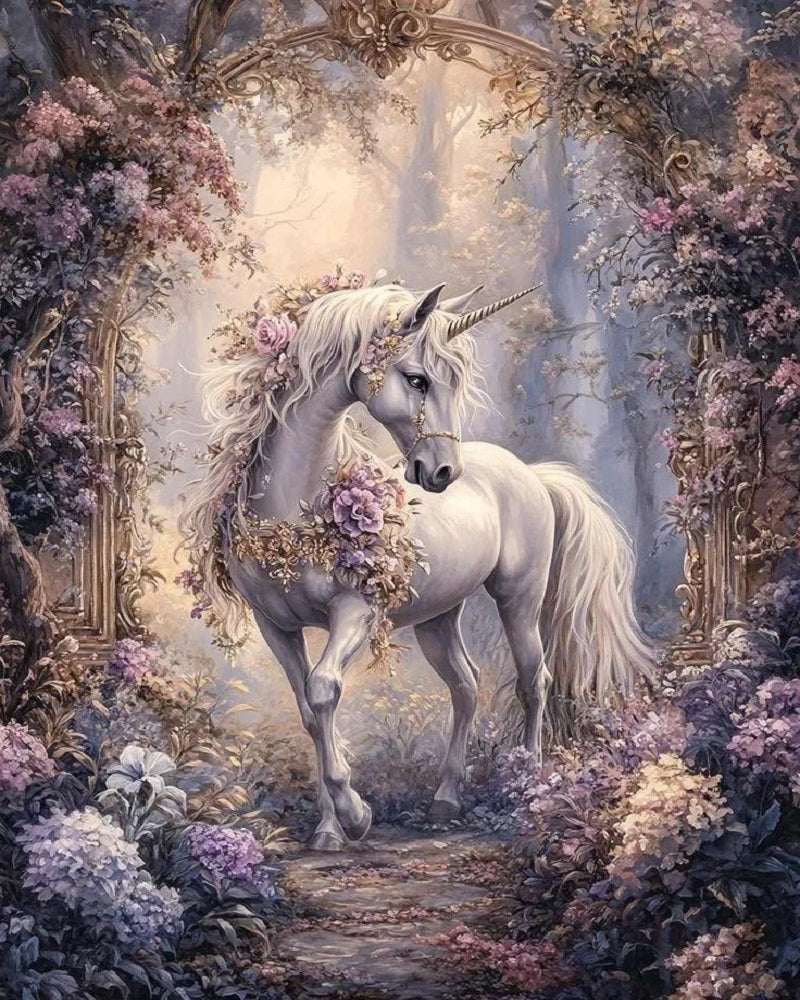 DIY Diamond Painting Kits - Unicorn