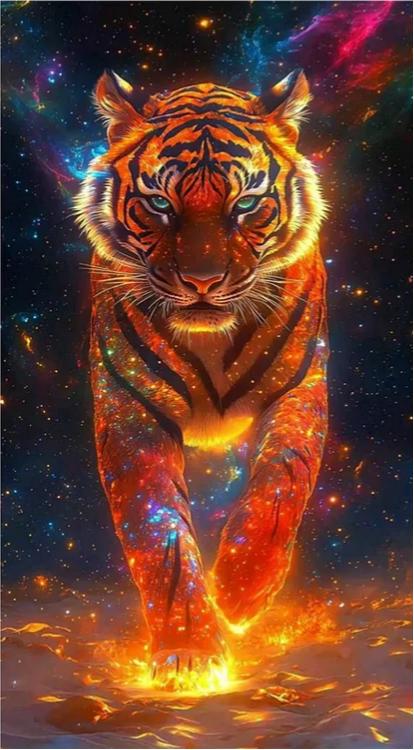DIY Diamond Painting Kits - Tiger