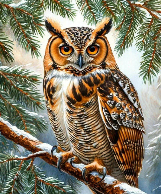 DIY Diamond Painting Kits - Owl
