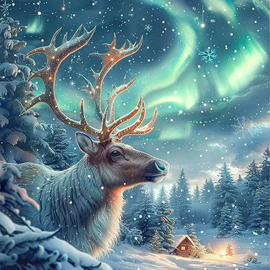 DIY Diamond Painting Kits - Aurora Deer