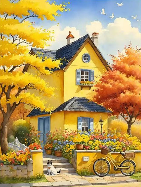 Paint By Numbers Kit - Golden Autumn 8