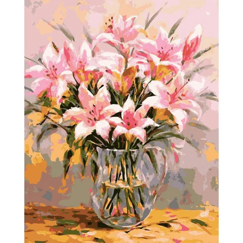 Paint By Numbers Kit - Lily Flower