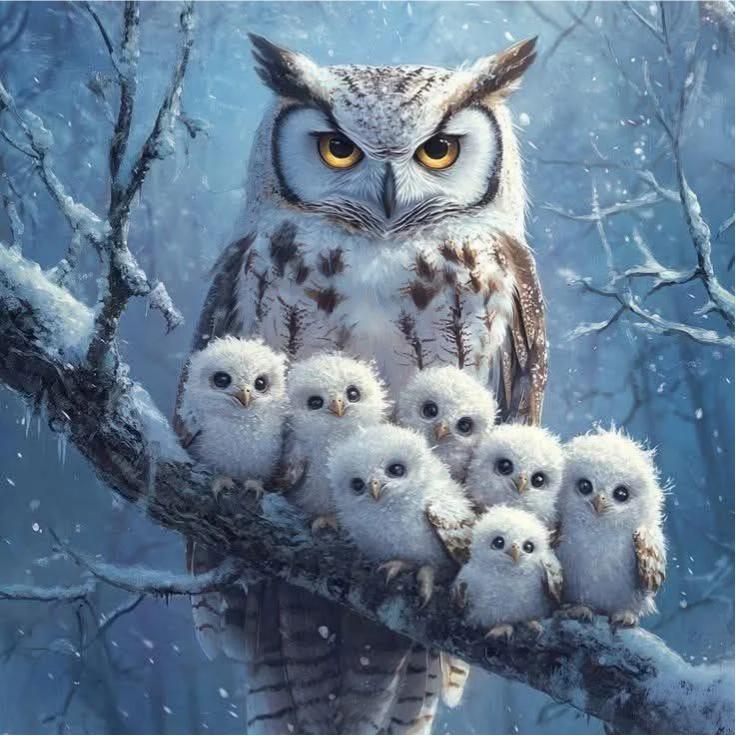 DIY Diamond Painting Kits - Owl