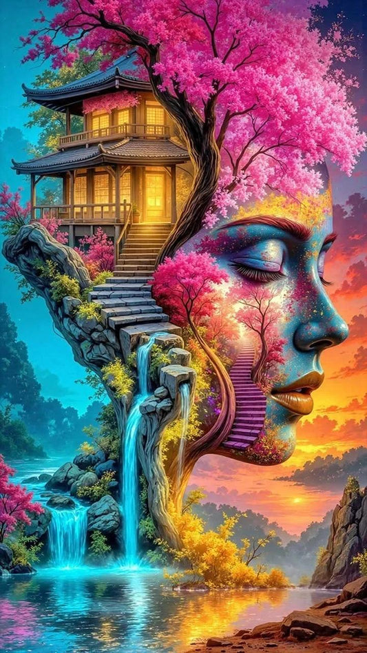 DIY Diamond Painting Kits - Abstract Woman