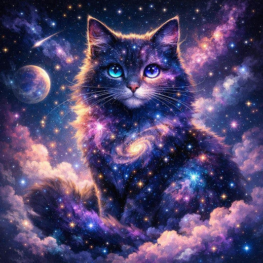 DIY Diamond Painting Kits - Fantasy Cat