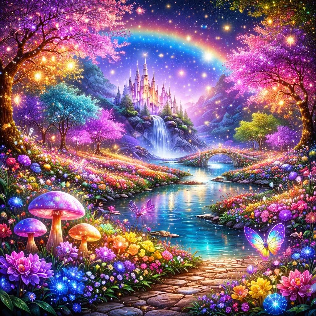 DIY Diamond Painting Kits - Fantasy Castle