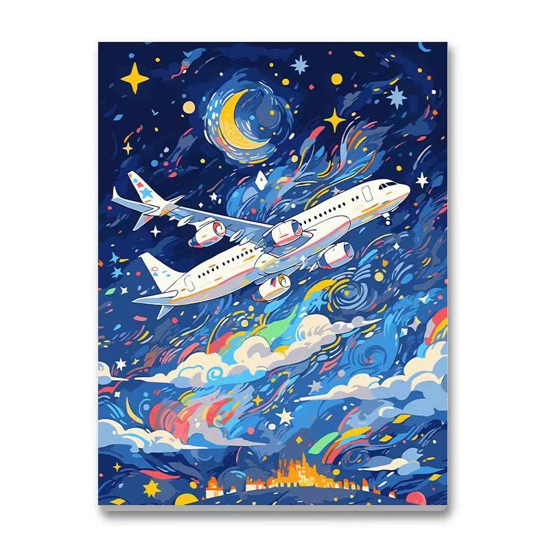 Paint By Numbers Kit - Airplane