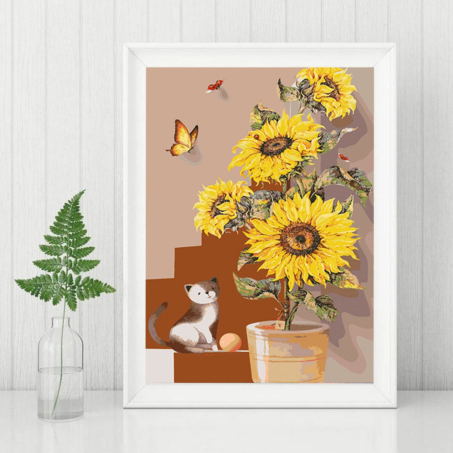 DIY Diamond Painting Kit - Ball Butterfly Sunflower Painting