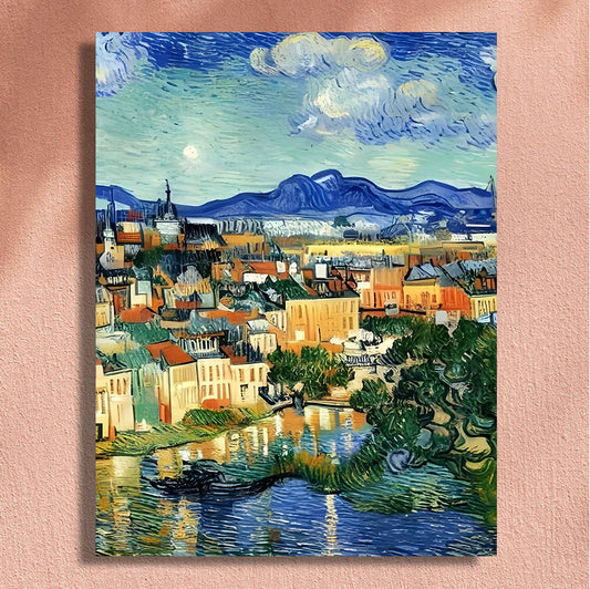 Painting By Numbers Kit - Abstract Landscape