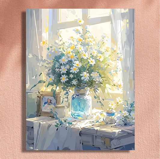 Painting By Numbers Kit - Flowers