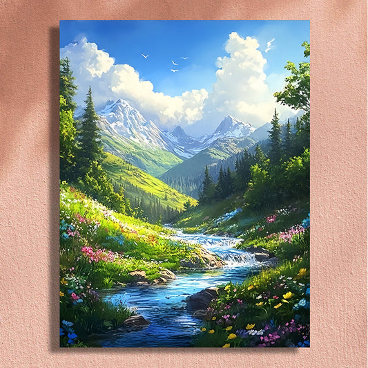 Painting By Numbers Kit - Beautiful Scenery