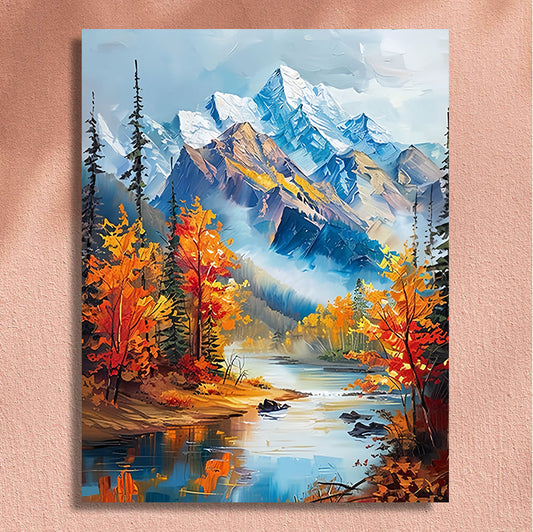 Painting By Numbers Kit - Beautiful Scenery