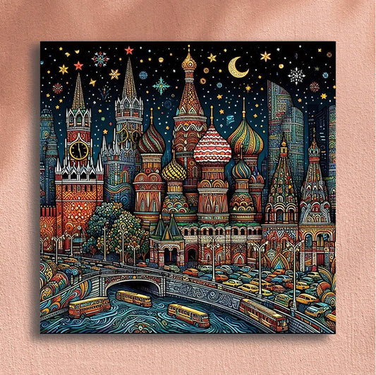 Painting By Numbers Kit - City Scenery