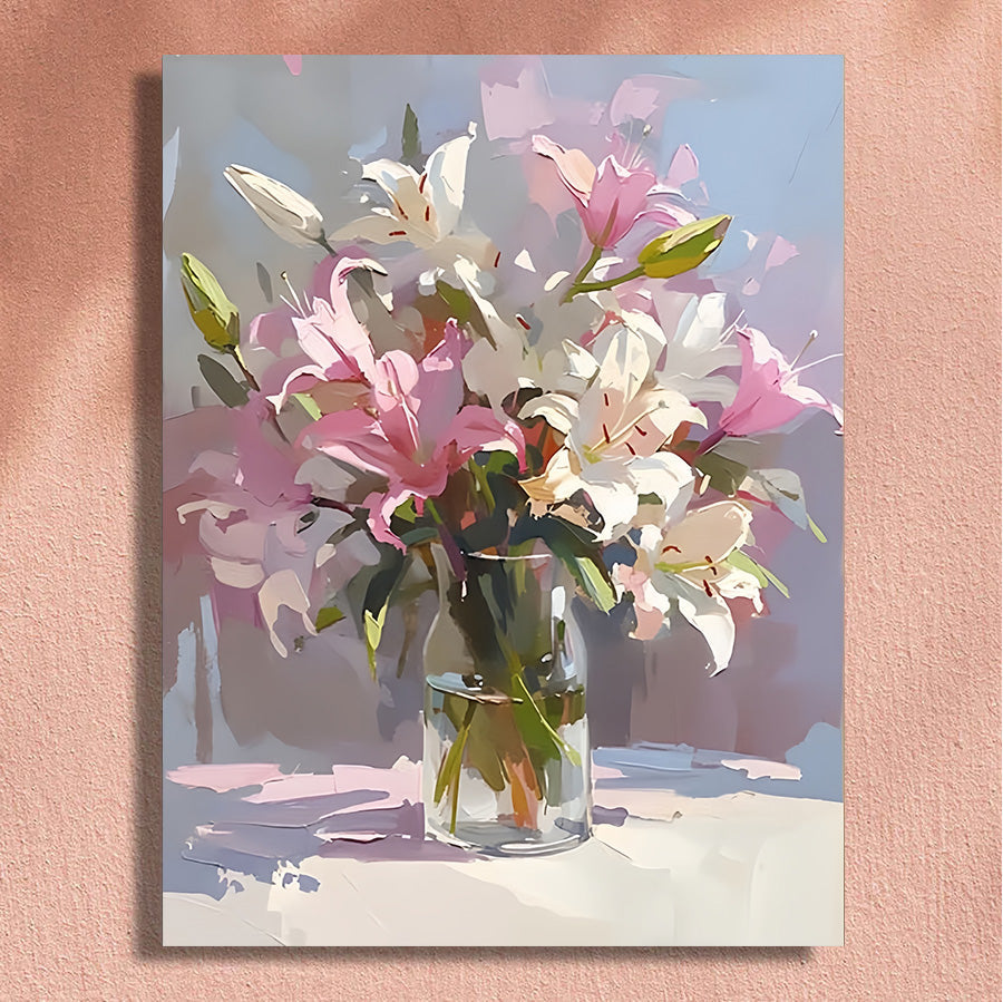 Painting By Numbers Kit - Flowers