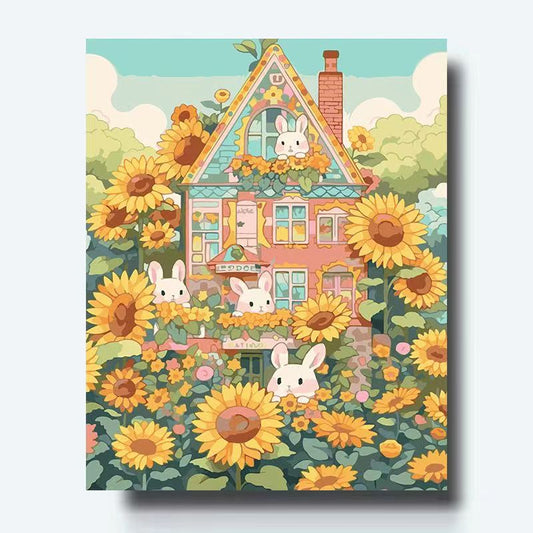 Paint By Numbers Kit - Rabbit House