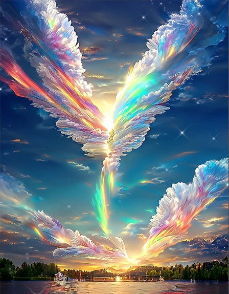 Paint By Numbers Kit - Angel Wings