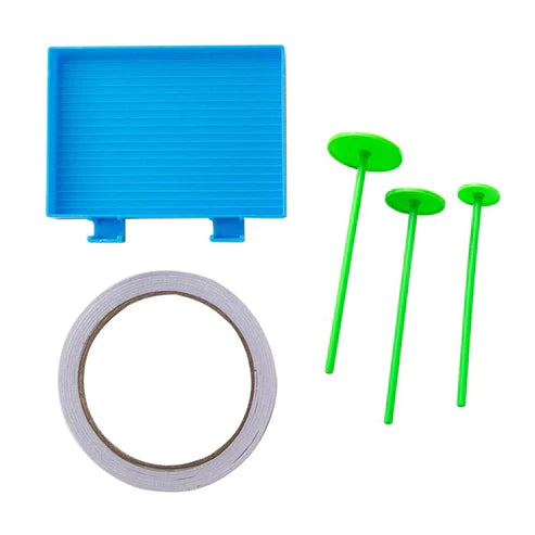 DIY 5D Diamond Painting Plastic Tray Wheel Tools Kits Drill Pick Up Charm